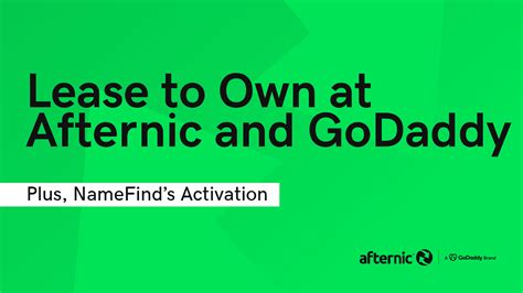 afternic godaddy